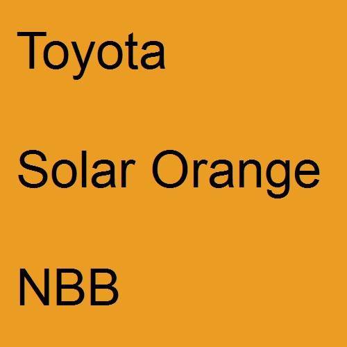 Toyota, Solar Orange, NBB.